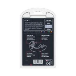 OPRO Mouthguard UFC Silver - Black/Red, 8 OPRO Mouthguard UFC Silver - Black/Red,