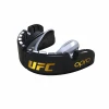 OPRO UFC GOLD Mouth Guard FOR BRACES - Black/ 002262001