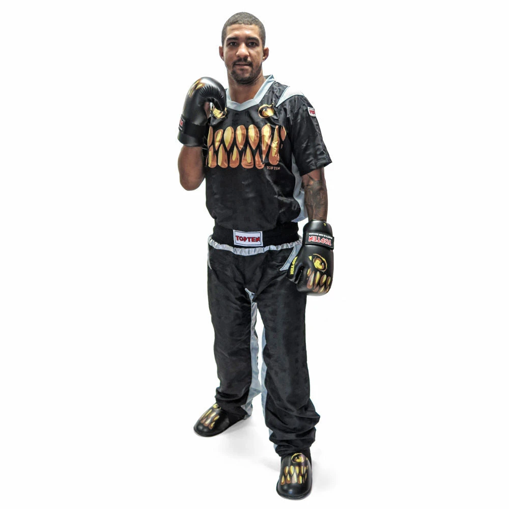 TopTen OFFERS Top Ten SMILING BEAST Energy Fighter Uniform Black/gold, 1682-SFE 3 TopTen OFFERS Top Ten SMILING BEAST Energy Fighter Uniform Black/gold, 1682-SFE