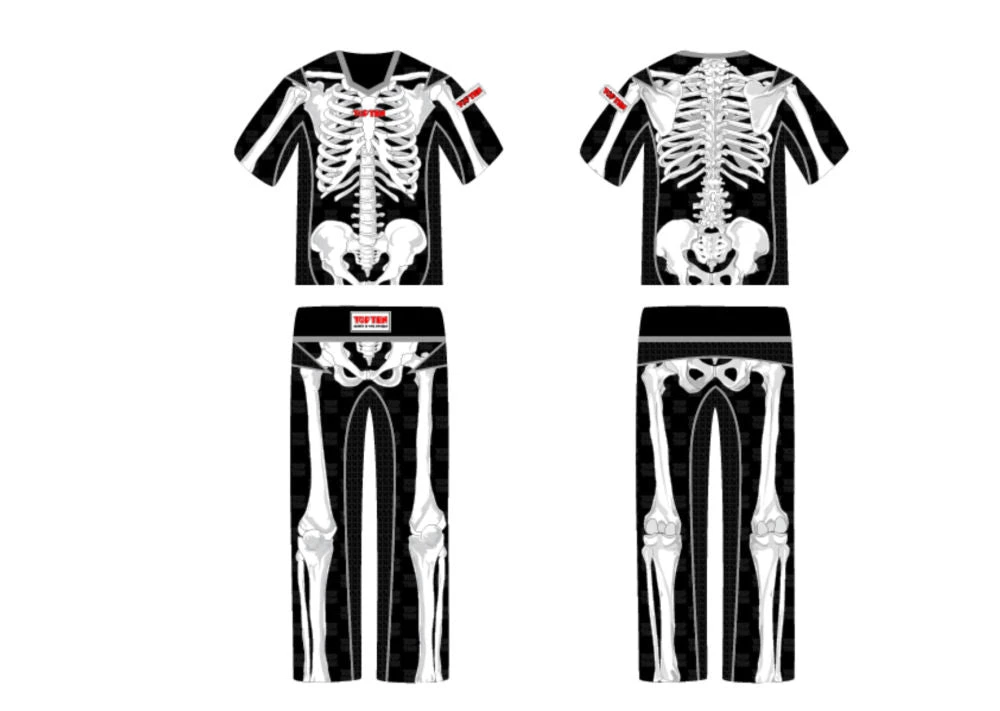 TopTen Top Ten SKELETON Energy Fighter Uniform - Black/white, 1682-SKE 6 TopTen Top Ten SKELETON Energy Fighter Uniform - Black/white, 1682-SKE