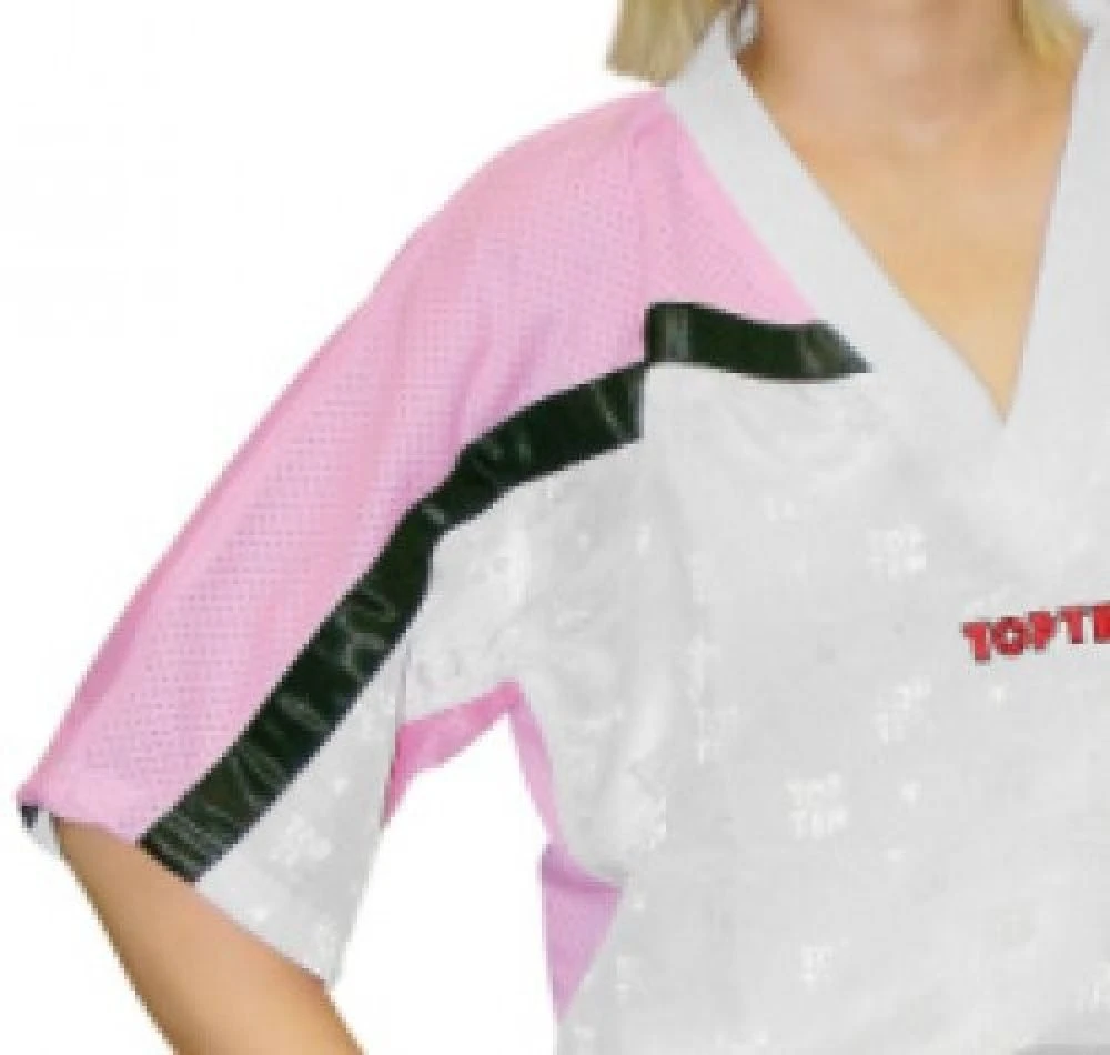 TopTen OFFERS Top Ten Mesh Uniform 1605 Model - White/pink/black, 1605-WH-P 4 TopTen OFFERS Top Ten Mesh Uniform 1605 Model - White/pink/black, 1605-WH-P
