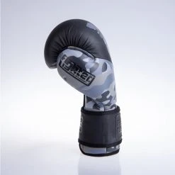 Fighter SPLIT Boxing Gloves - Black/camo, FBG-001BBL