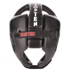 TopTen Top Ten Black Competition Fight Head Guard, 1061-BLK