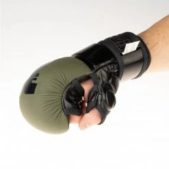 Fighter Training MMA Gloves - Khaki/black, FMG-001