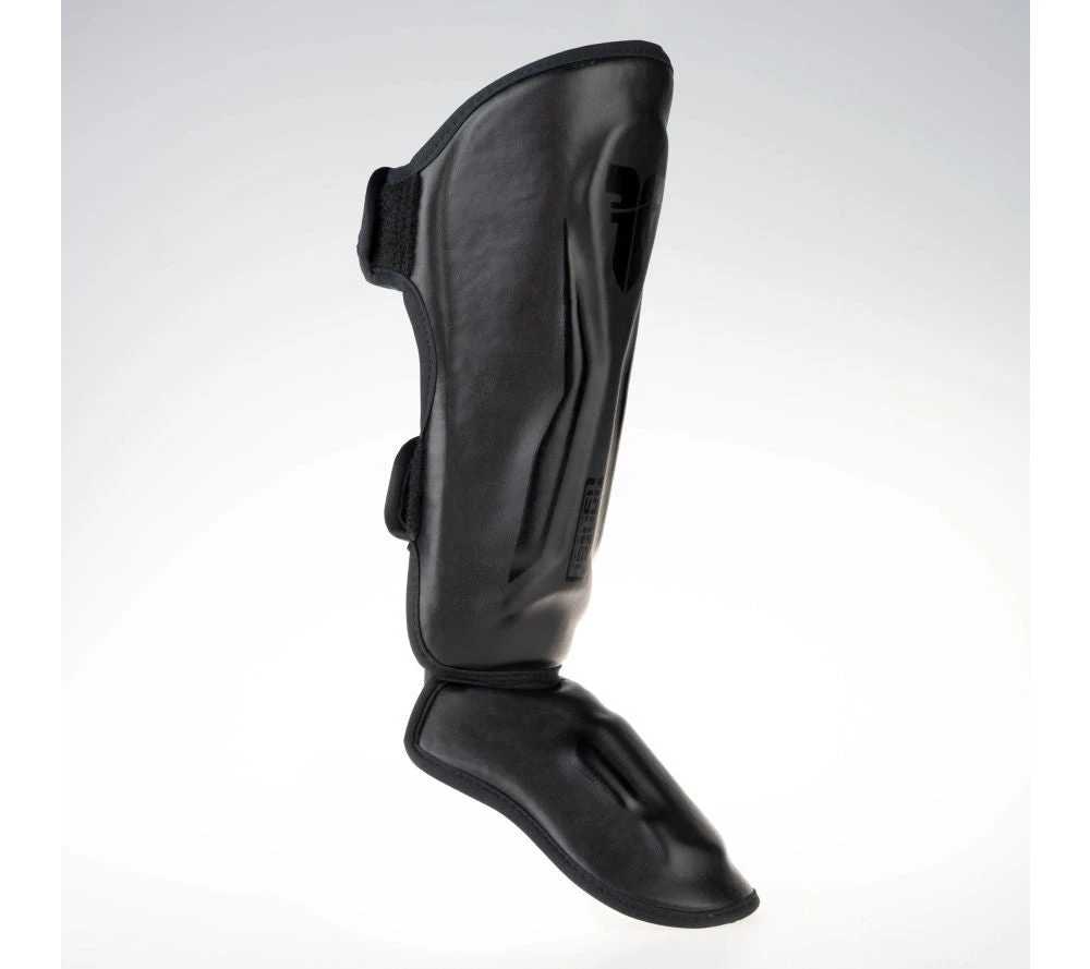 Fighter Shinguards Thai Ergo - Black, FSG-004BR 8 Fighter Shinguards Thai Ergo - Black, FSG-004BR
