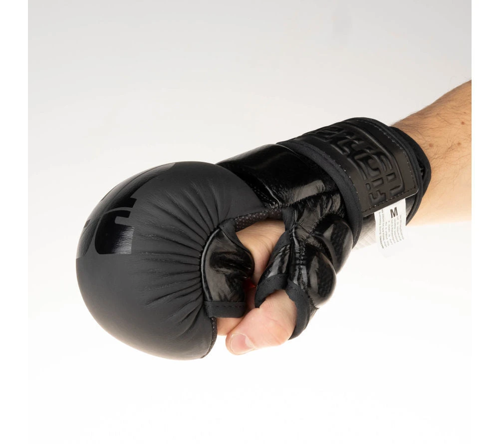 Fighter Training MMA Gloves - Black Logo, FMG-001 4 Fighter Training MMA Gloves - Black Logo, FMG-001