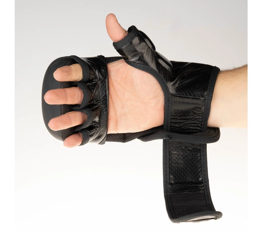 Fighter Training MMA Gloves - Black Logo, FMG-001 7 Fighter Training MMA Gloves - Black Logo, FMG-001