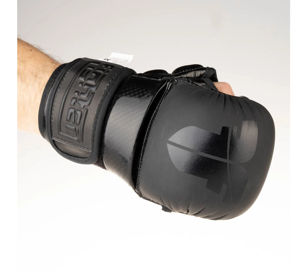 Fighter Training MMA Gloves - Black Logo, FMG-001 12 Fighter Training MMA Gloves - Black Logo, FMG-001