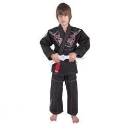 Fighter KIDS BJJ Gi Demon Uniform - Black, BJJB-01K OFFERS