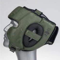 Headguard Fighter Sparring Pro - Khaki/camo PROTECTION 10 Headguard Fighter Sparring Pro - Khaki/camo PROTECTION