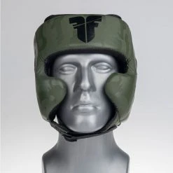 Headguard Fighter Sparring Pro - Khaki/camo PROTECTION 12 Headguard Fighter Sparring Pro - Khaki/camo PROTECTION