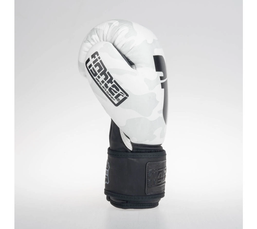 Fighter Boxing Gloves SIAM - White/camo 8 Fighter Boxing Gloves SIAM - White/camo