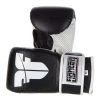 Bag Gloves Fighter Velcro - Black/white, Je-perf 1 Bag Gloves Fighter Velcro - Black/white, Je-perf
