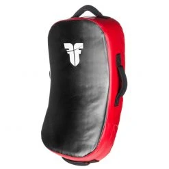 TRAINING Fighter Curved Kicking Shield - MULTI GRIP - Black/red, FKSH-02