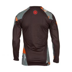 TopTen MMA Top Ten MMA Jungle Rashguard - Black/grey/neon Orange, 14121-93
