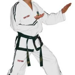 TopTen TOP TEN ITF Master Instructor Uniform - Diamond 1 - White, M.I.3 UNIFORMS