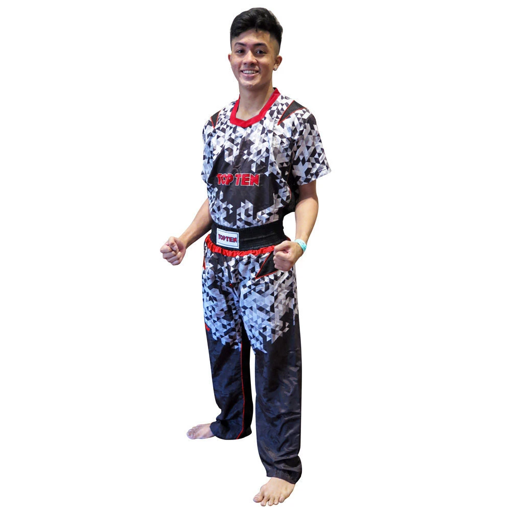 TopTen Top Ten PIXEL Energy Fighter Uniform - Black/red/white, 1682-95PX 3 TopTen Top Ten PIXEL Energy Fighter Uniform - Black/red/white, 1682-95PX