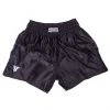 Fighter Thai Trunks Bangkok Plain - Black, FP04 APPAREL 1 Fighter Thai Trunks Bangkok Plain - Black, FP04 APPAREL