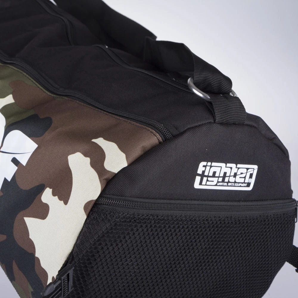 TRAINING Fighter Round Shoulder Bag - Black/camo, FSB-06 7 TRAINING Fighter Round Shoulder Bag - Black/camo, FSB-06