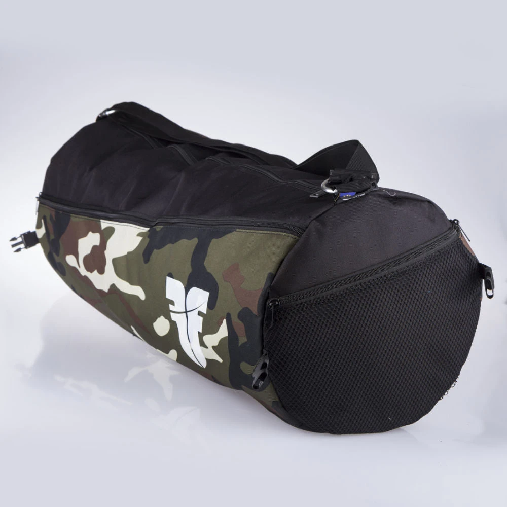TRAINING Fighter Round Shoulder Bag - Black/camo, FSB-06 6 TRAINING Fighter Round Shoulder Bag - Black/camo, FSB-06