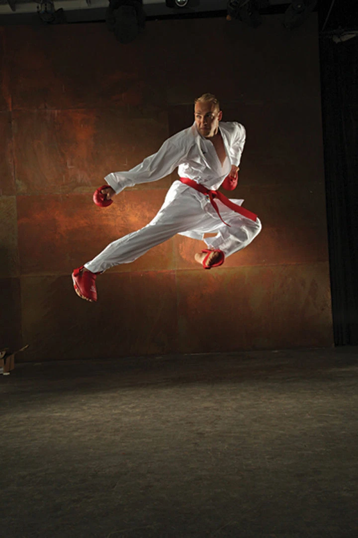 Hayashi WKF Foot And Shin Protection - Blue, 343-6 9 Hayashi WKF Foot And Shin Protection - Blue, 343-6