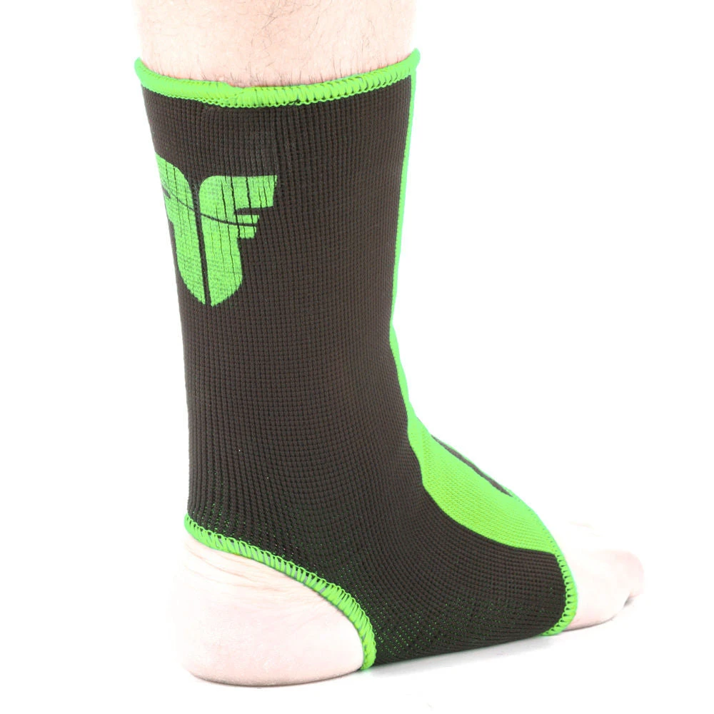 Ankle Support Fighter - Black/neon Green, FAS-05 4 Ankle Support Fighter - Black/neon Green, FAS-05