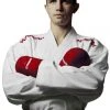 Hayashi WKF Karate-Gi CHAMPION FLEXZ - White/Red, 043-14