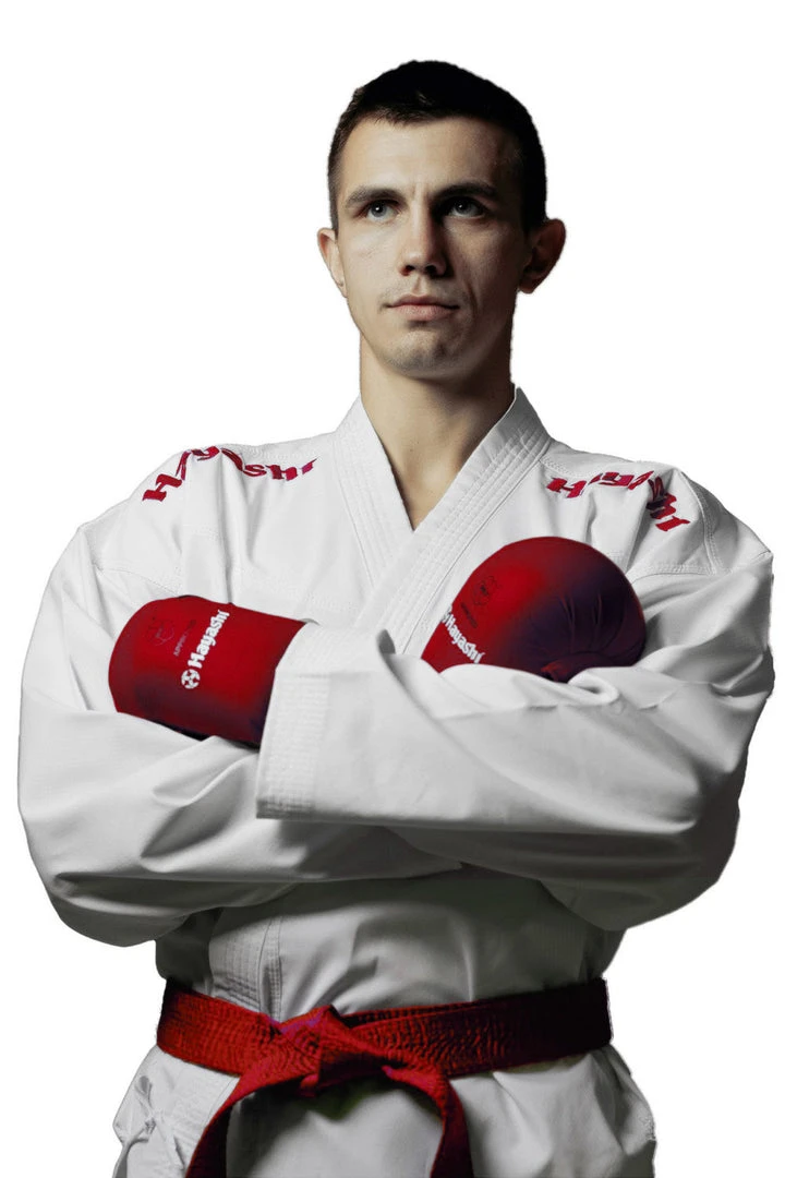 Hayashi WKF Karate-Gi CHAMPION FLEXZ - White/Red, 043-14 3 Hayashi WKF Karate-Gi CHAMPION FLEXZ - White/Red, 043-14