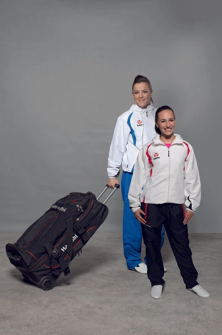 Hayashi - Trolley - Deluxe Wheeled Travel Black/Red Bag, 8007-94 TRAINING 4 Hayashi - Trolley - Deluxe Wheeled Travel Black/Red Bag, 8007-94 TRAINING