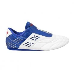 FOOTWEAR TopTen BUDO ITF Laceless White & Blue Lightweight Taekwon-Do Shoes, 543-16