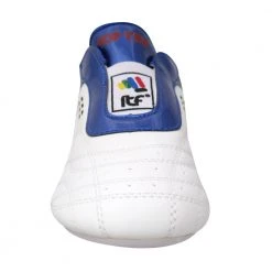 FOOTWEAR TopTen BUDO ITF Laceless White & Blue Lightweight Taekwon-Do Shoes, 543-16