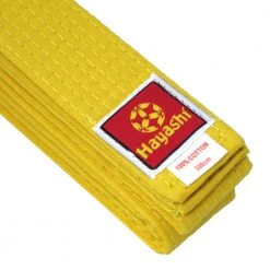 Uniforms & Gi Hayashi Budo Belt - Yellow, 050-2