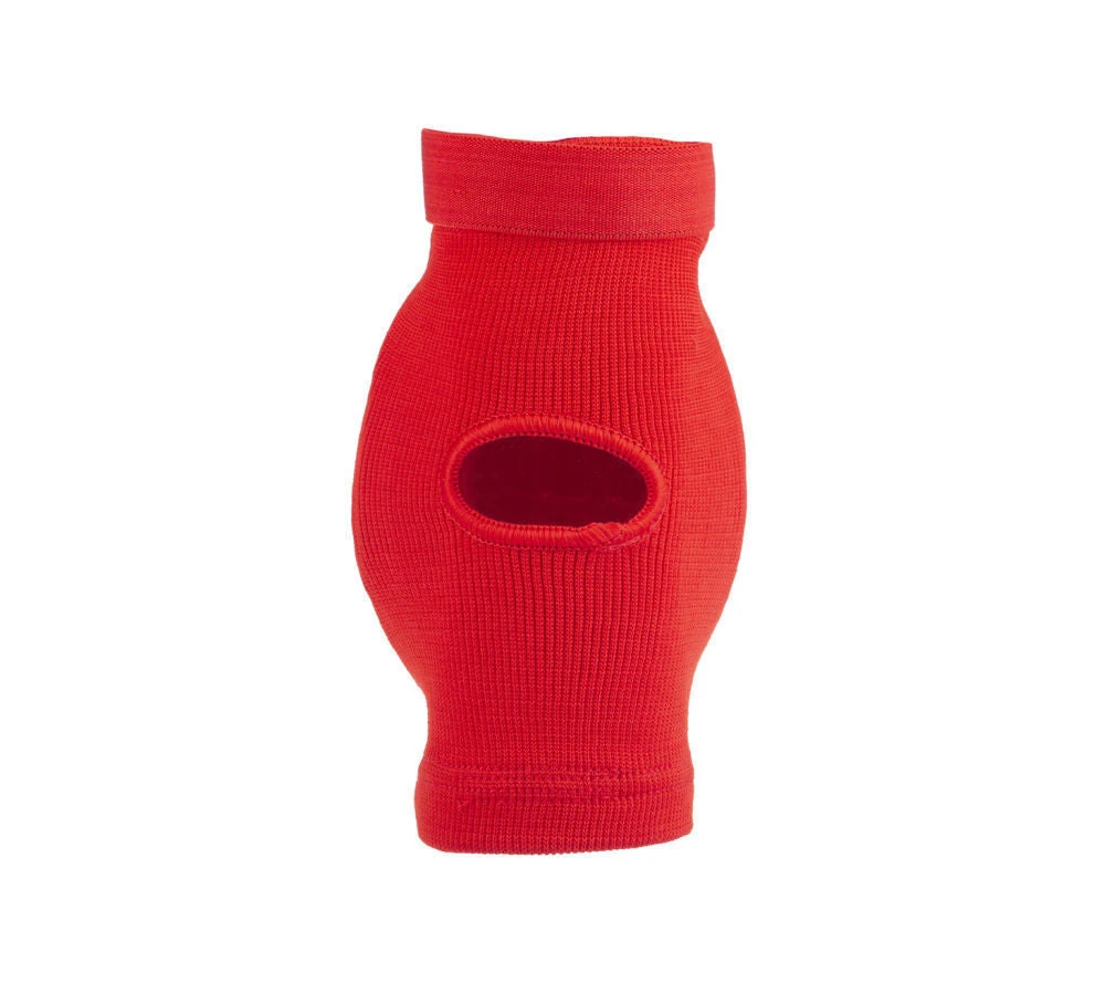 Fighter FF Elbow Guard Red Oval Cup Protector With Elastic Strap, FEG-01R PROTECTION 4 Fighter FF Elbow Guard Red Oval Cup Protector With Elastic Strap, FEG-01R PROTECTION