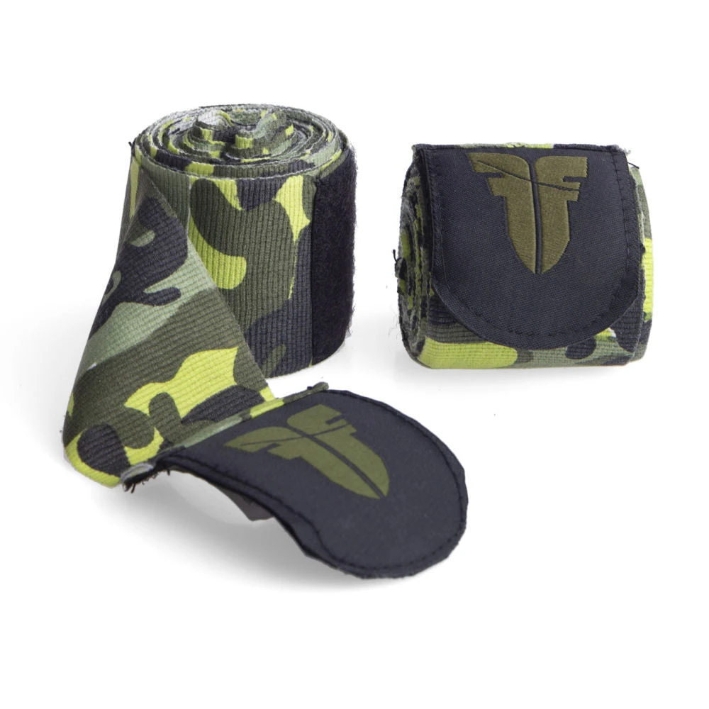 Fighter Handwraps - Green Camo, FHW-001GNC 3 Fighter Handwraps - Green Camo, FHW-001GNC
