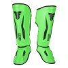 PROTECTION Fighter Shinguards Thai Ergo - Green/black, FSG-004GNB