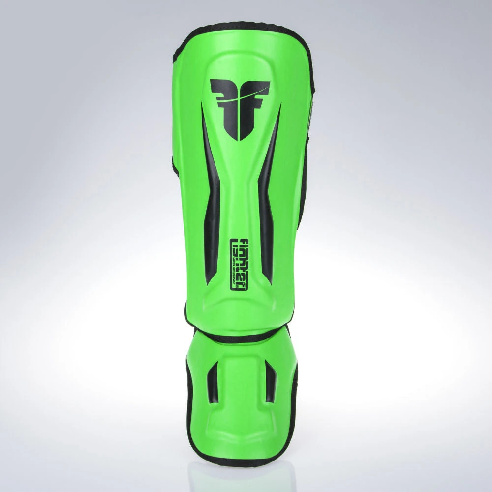 PROTECTION Fighter Shinguards Thai Ergo - Green/black, FSG-004GNB 4 PROTECTION Fighter Shinguards Thai Ergo - Green/black, FSG-004GNB