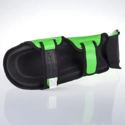 PROTECTION Fighter Shinguards Thai Ergo - Green/black, FSG-004GNB 11 PROTECTION Fighter Shinguards Thai Ergo - Green/black, FSG-004GNB
