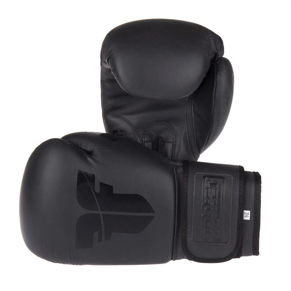 Fighter SIAM Boxing Gloves - Black, FBG-001B 3 Fighter SIAM Boxing Gloves - Black, FBG-001B