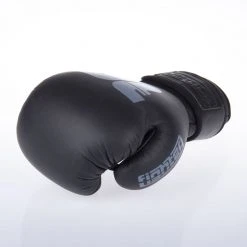 Fighter SIAM Boxing Gloves - Black/grey, FBG-003B 20 Fighter SIAM Boxing Gloves - Black/grey, FBG-003B