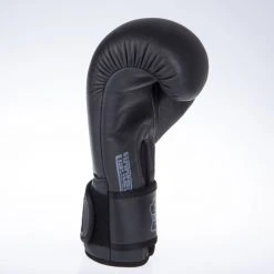 Fighter SIAM Boxing Gloves - Black/grey, FBG-003B 17 Fighter SIAM Boxing Gloves - Black/grey, FBG-003B