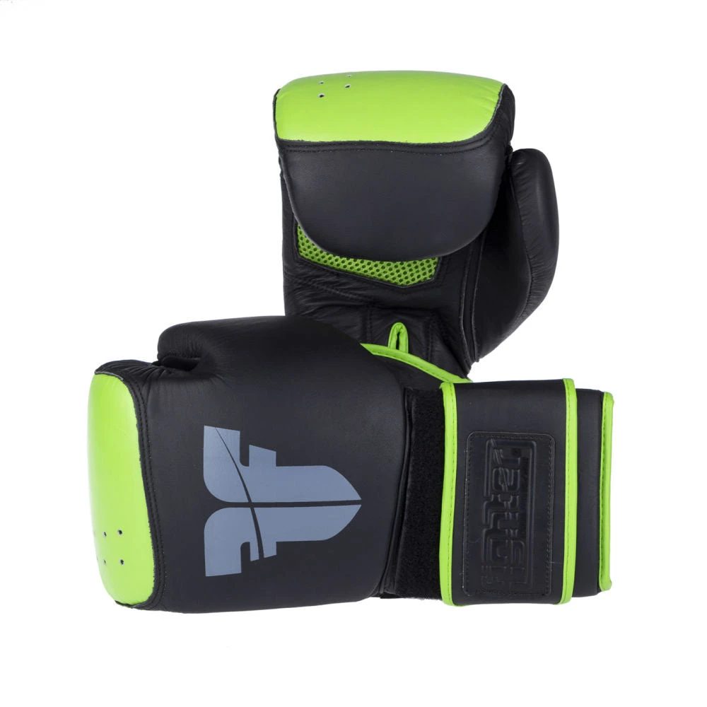 Fighter Safety Bag Gloves - Black/green, FBG-005 3 Fighter Safety Bag Gloves - Black/green, FBG-005