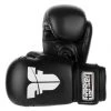 PU Basic Fighter Gloves - Black, 1376APUBLK 1 PU Basic Fighter Gloves - Black, 1376APUBLK