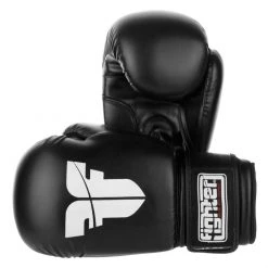 PU Basic Fighter Gloves - Black, 1376APUBLK