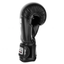 PU Basic Fighter Gloves - Black, 1376APUBLK 8 PU Basic Fighter Gloves - Black, 1376APUBLK