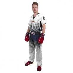 TopTen TOP TEN Graphic Uniform - White/blue, 16831-WB