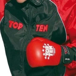 TopTen Top Ten Team Warm Up Suit - Black/red, 0725S