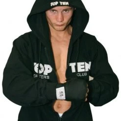 TopTen TOP TEN Hooded Sweatshirt - Black, 0911S