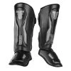 Fighter Shinguards Thai Ergo - Black/grey, FSG-004BG