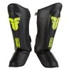 PROTECTION Fighter Shinguards Thai Classic - Black/neon Yellow, JE1573BNY