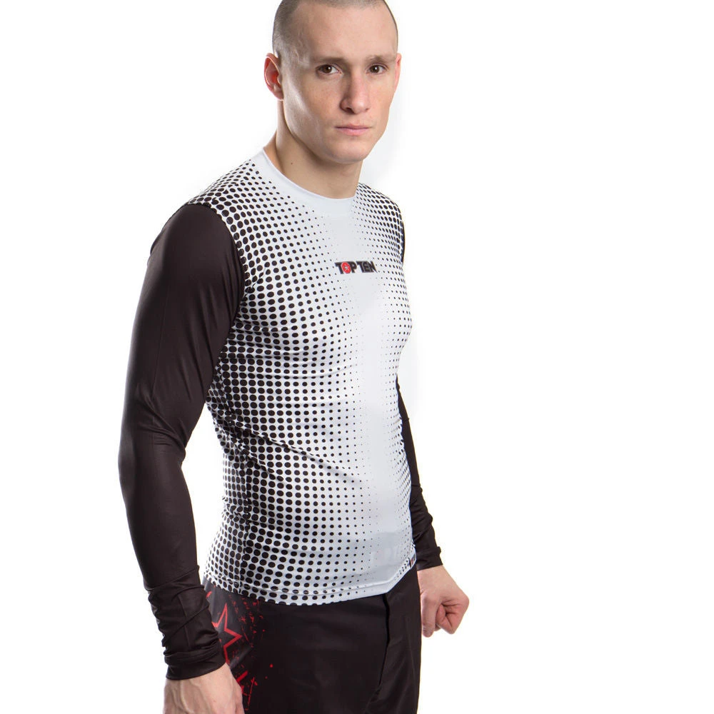 TopTen MMA OFFERS TOP TEN Rashguard Gradient - Black/white, 1417-9 3 TopTen MMA OFFERS TOP TEN Rashguard Gradient - Black/white, 1417-9